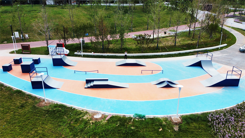 陜西省西安市灞河運(yùn)動(dòng)公園極限運(yùn)動(dòng)場